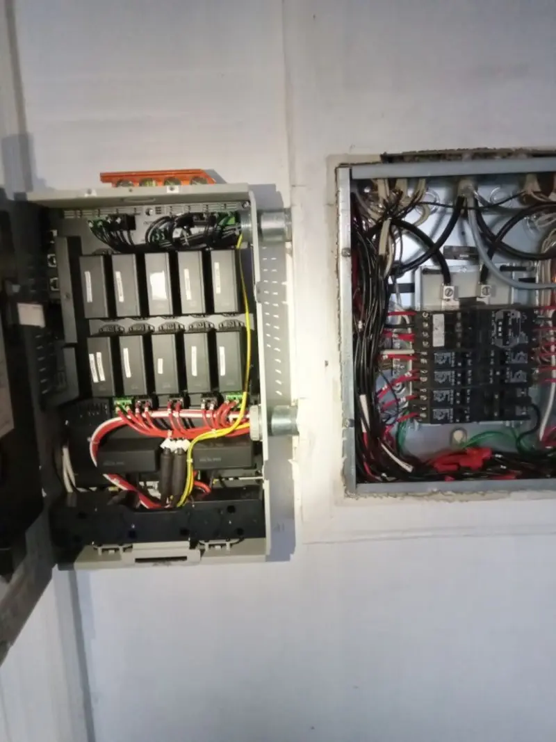 Electrical panel upgrade completed for Commercial Electrician Services in Loves Park